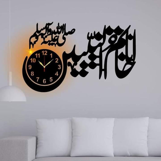 tylish Backlight Wall Clock - 1 Pc, Accurate Quartz Movement