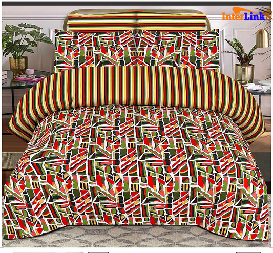 Nishat Printed Bedsheet – Elevate Your Bedroom with Luxury Style